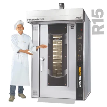 HORNO DE CARRO ROTATORIO ROMCO MODELO R15 GAS