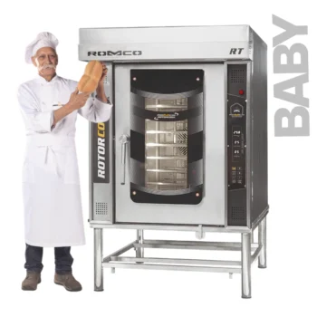 HORNO DE CARRO ROTATORIO ROMCO MODELO RT BABY GAS