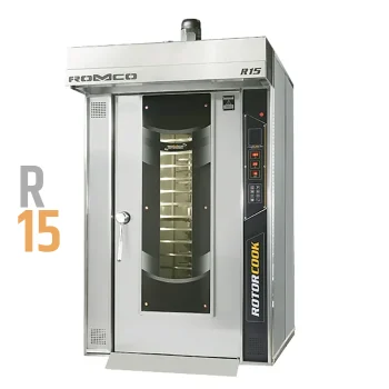 HORNO DE CARRO ROTATORIO ROMCO MODELO R15 ELECTRICO (380V)