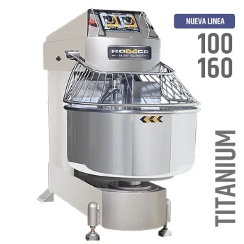 AMASADORA ESPIRAL 100 KGS /ROMCO Heavy Duty/Linea TITANIUM.
