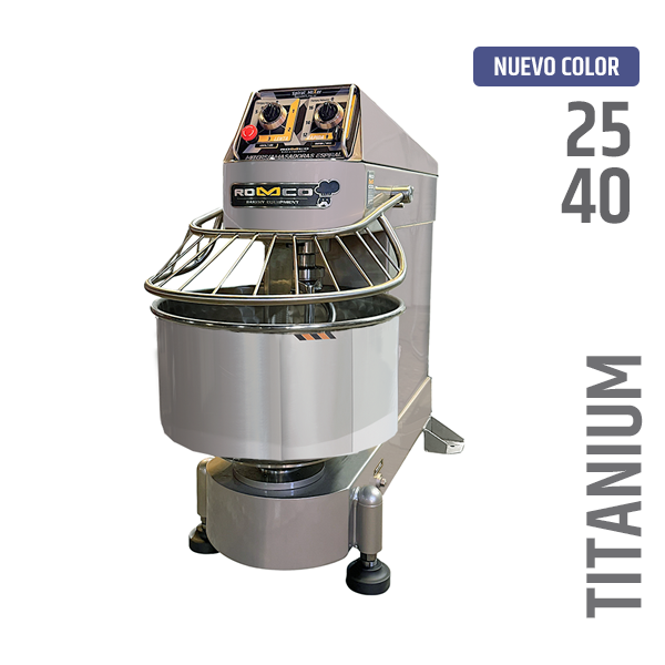 AMASADORA ESPIRAL 25 KG ROMCO HEAVY DUTY 220V.MONOFASICA