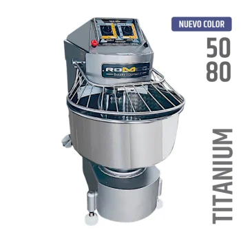 AMASADORA ESPIRAL 50 KGS / ROMCO HEAVY DUTY / LINEA TITANIUM 380V.