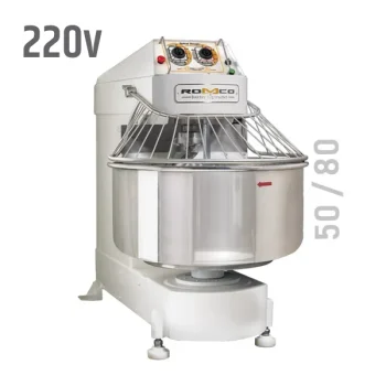 AMASADORA ESPIRAL 50 KGS ROMCO HEAVY DUTY 220V. MONOFASICA*