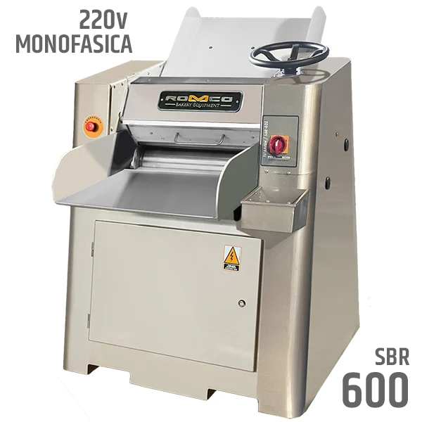 SOBADORA DE MASAS PROFESIONAL MONOFASICA / ROMCO SBR-600 / 220V / HEAVY DUTY TITANIUM 5,0HP